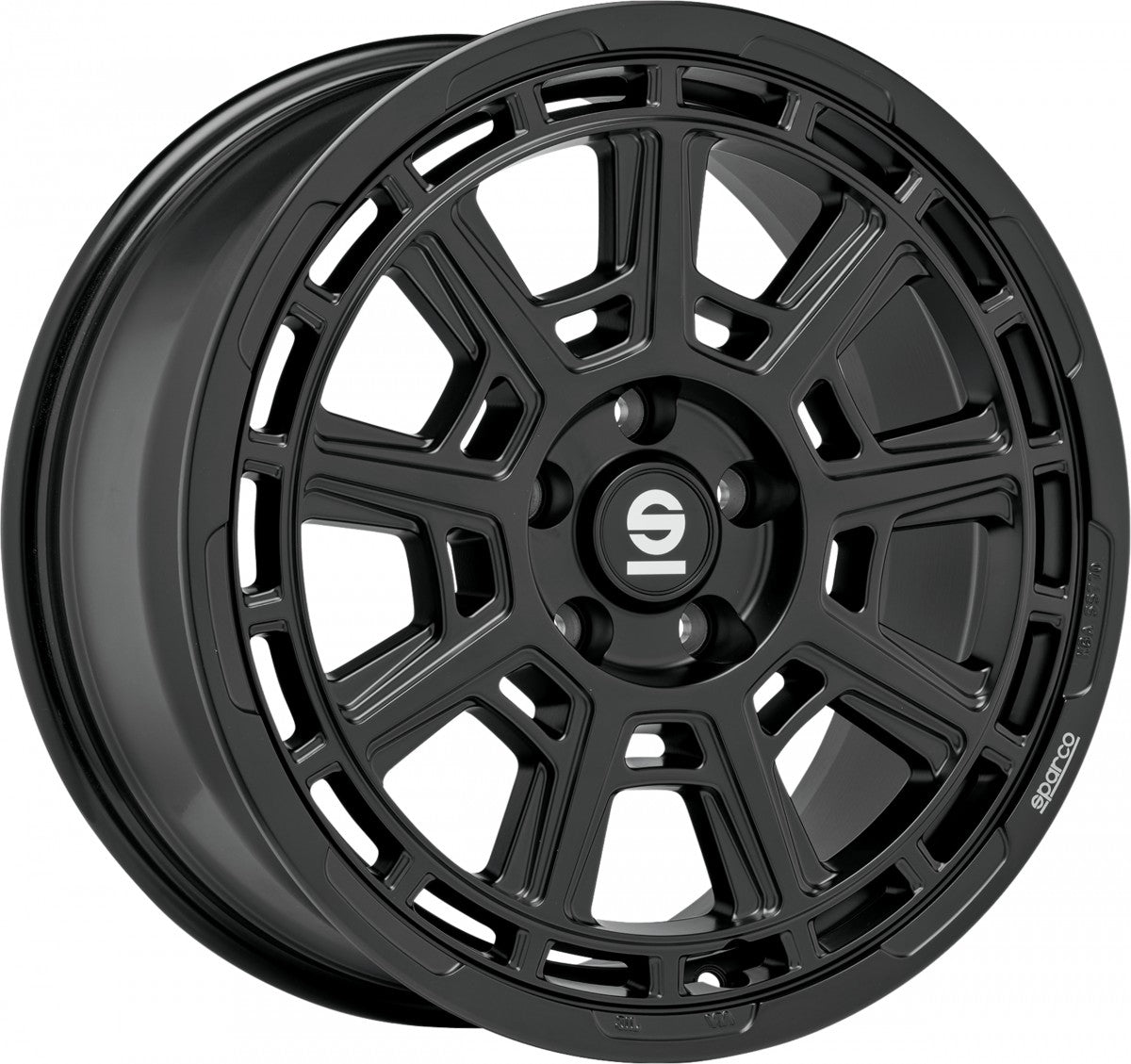 Sparco Sterrato matt black Alufelge 8x17 Zoll ET35 LK 5x108 ML63.4