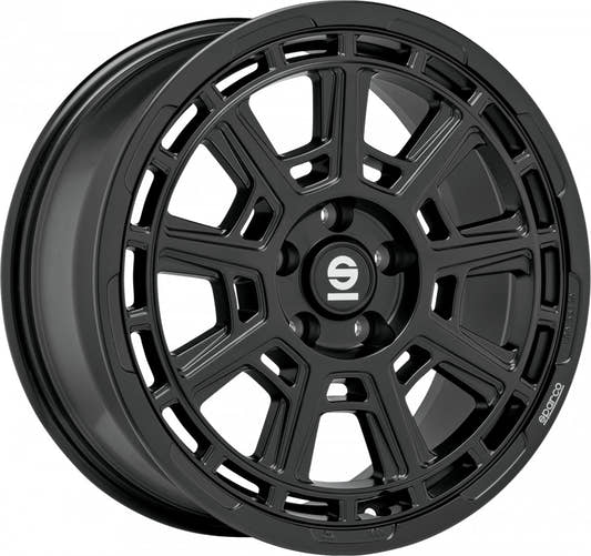 Sparco Sterrato matt black Alufelge 8x17 Zoll ET44 LK 6x120 ML74.6