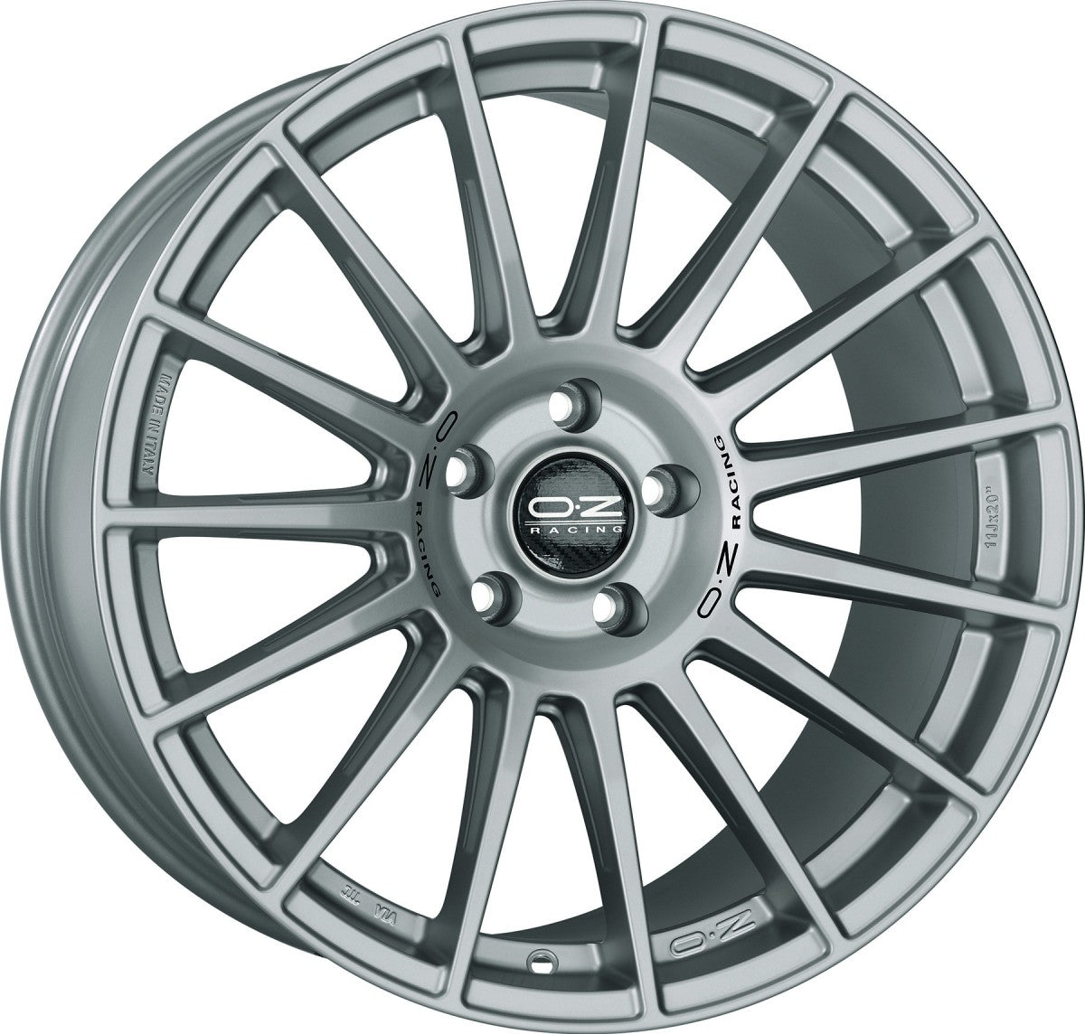 OZ Superturismo Dakar matt race silver Alufelge 10x20 Zoll ET39.1 LK 5x130 ML66.56