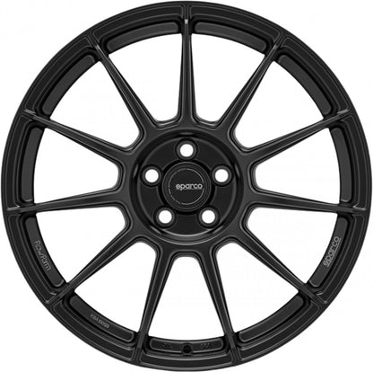 Sparco FF4 matt black Alufelge 8x18 Zoll ET40 LK 5x114.3 ML73.1 – Bild 2