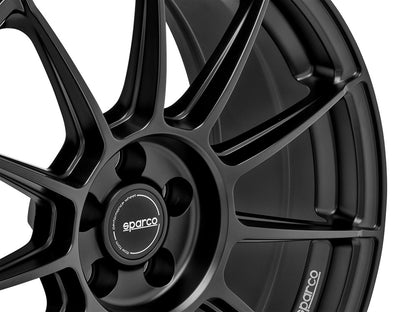 Sparco FF4 matt black Alufelge 8x18 Zoll ET40 LK 5x114.3 ML73.1 – Bild 4