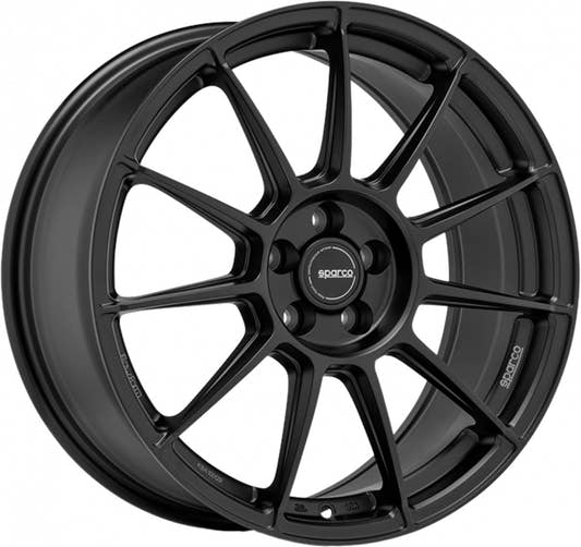 Sparco FF4 matt black Alufelge 10x18 Zoll ET17 LK 5x112 ML66.56