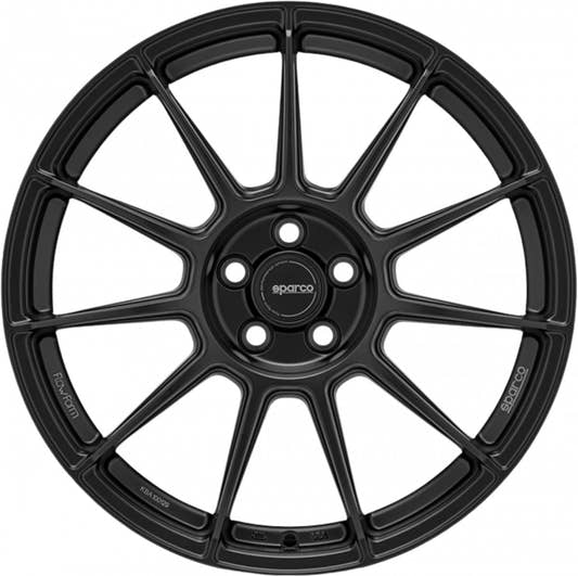 Sparco FF4 matt black Alufelge 10x18 Zoll ET17 LK 5x112 ML66.56 – Bild 2