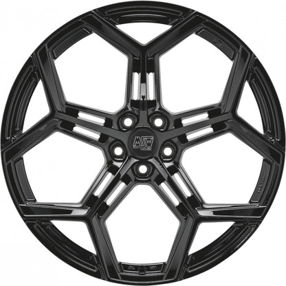 MSW 53 gloss black Alufelge 9x20 Zoll ET26 LK 5x112 ML73.1 – Bild 2