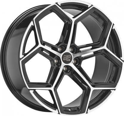 MSW 53 gloss black full polished Alufelge 9x20 Zoll ET31 LK 5x112 ML73.1