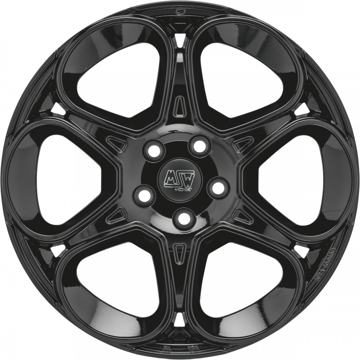 MSW 83 gloss black Alufelge 7.5x18 Zoll ET32 LK 4x108 ML65.06 – Bild 2