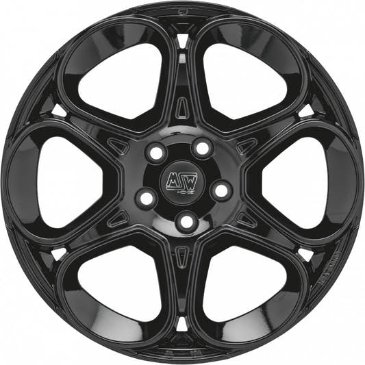 MSW 83 gloss black Alufelge 7x17 Zoll ET25 LK 5x110 ML65.06 – Bild 2