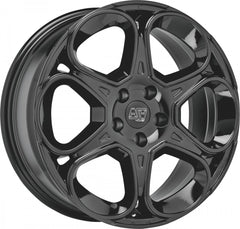 MSW 83 gloss black Alufelge 7x17 Zoll ET35 LK 5x110 ML65.06
