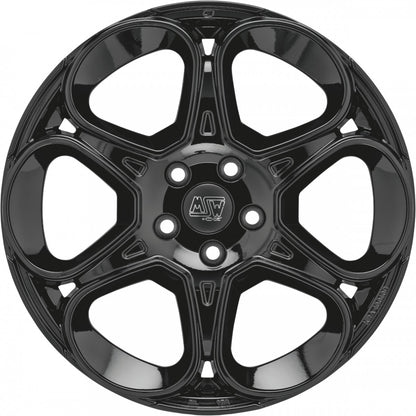 MSW 83 gloss black Alufelge 7x17 Zoll ET32 LK 4x108 ML65.06 – Bild 2