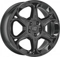 MSW 83 gloss black Alufelge 7x17 Zoll ET37 LK 4x100 ML63.3