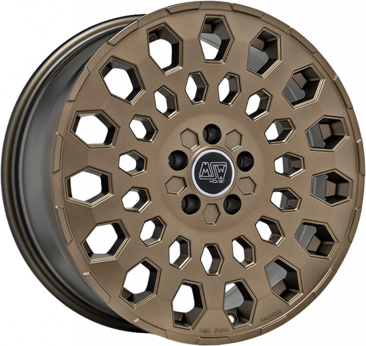 MSW 99 matt bronze Alufelge 7x17 Zoll ET40 LK 6x120 ML74.6