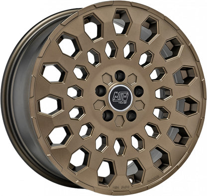 MSW 99 matt bronze Alufelge 7x17 Zoll ET40 LK 6x120 ML74.6