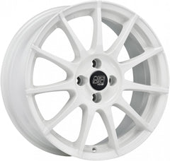 MSW 85 white Alufelge 7x17 Zoll ET35 LK 4x98 ML58.06