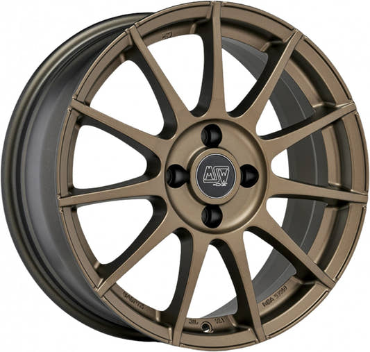 MSW 85 matt bronze Alufelge 7x17 Zoll ET35 LK 4x98 ML58.06
