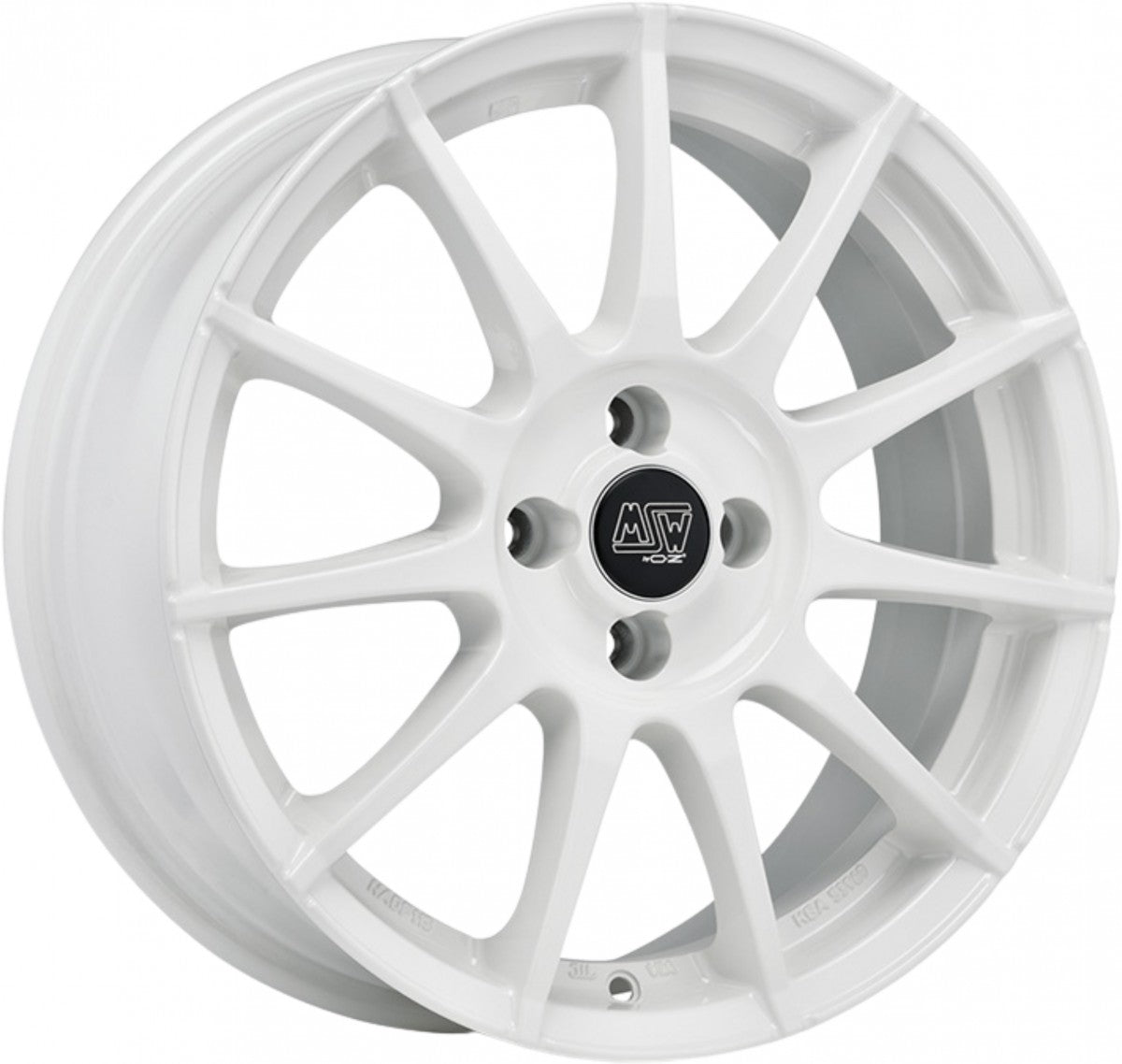 MSW 85 white Alufelge 7x17 Zoll ET30 LK 4x98 ML58.06