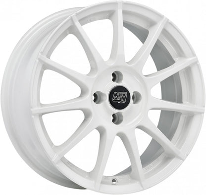 MSW 85 white Alufelge 7x17 Zoll ET30 LK 4x98 ML58.06