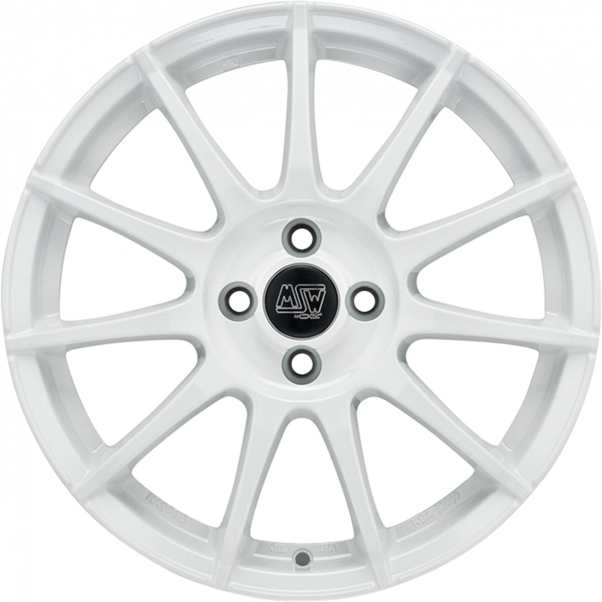 MSW 85 white Alufelge 7x17 Zoll ET30 LK 4x98 ML58.06 – Bild 2