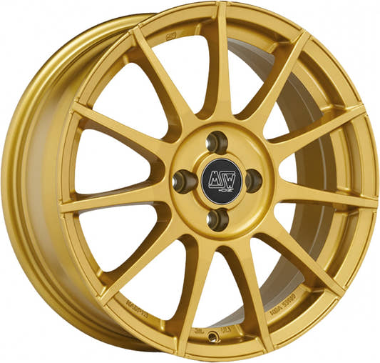 MSW 85 gold Alufelge 7x17 Zoll ET30 LK 4x98 ML58.06