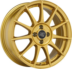 MSW 85 gold Alufelge 7x17 Zoll ET30 LK 4x98 ML58.06