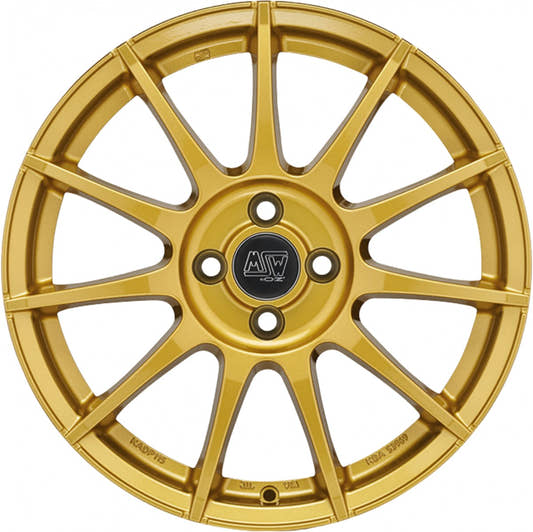 MSW 85 gold Alufelge 7x17 Zoll ET30 LK 4x98 ML58.06 – Bild 2