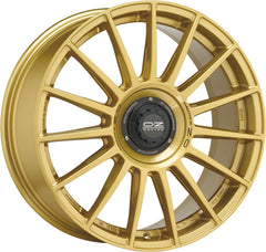 OZ Superturismo Evoluzione race gold + black lettering Alufelge 8x18 Zoll ET45 LK 5x114.3 ML75