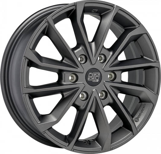 MSW 42 Van matt dark grey Alufelge 7.5x19 Zoll ET52.5 LK 6x120 ML74.56