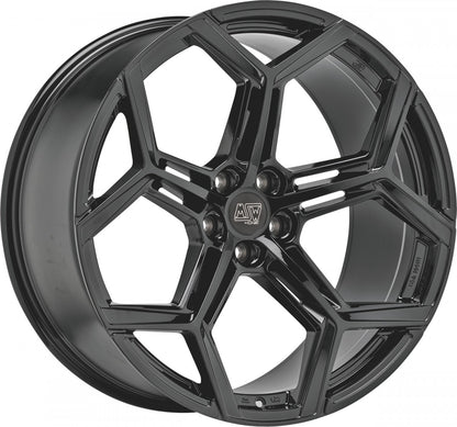 MSW 53 gloss black Alufelge 8x19 Zoll ET40 LK 5x112 ML66.56