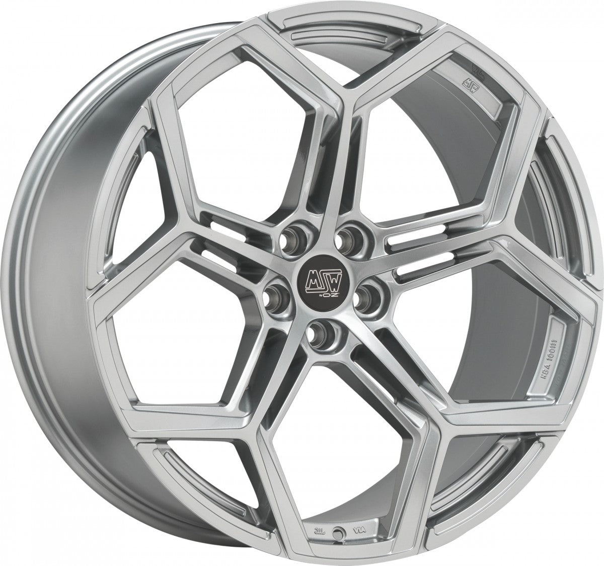 MSW 53 hyper silver Alufelge 10.5x21 Zoll ET19 LK 5x112 ML66.56