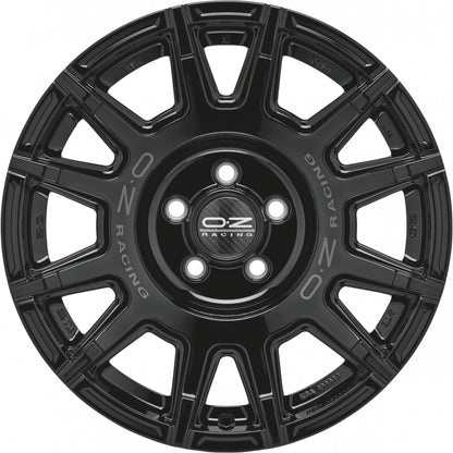 OZ Rally Legend gloss black + dark lettering Alufelge 8x17 Zoll ET35 LK 5x120 ML65.06 – Bild 2