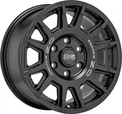 OZ Rally Legend matt black + dark lettering Alufelge 8x17 Zoll ET20 LK 5x127 ML71.6