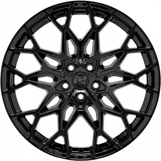 MSW 51 gloss black Alufelge 10x20 Zoll ET28 LK 5x132 ML66.56 – Bild 2