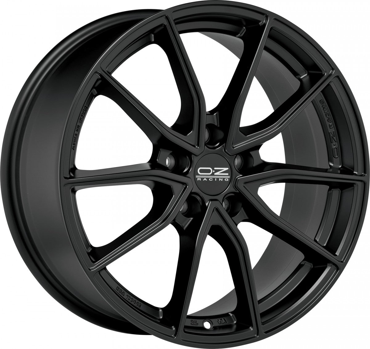 OZ Super Sport matt black Alufelge 8x18 Zoll ET45 LK 5x108 ML73