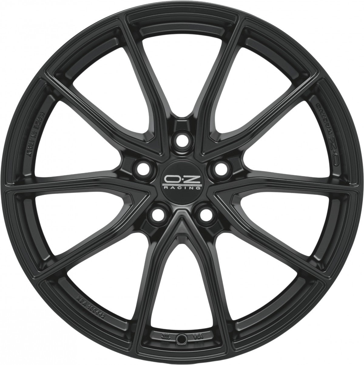 OZ Super Sport matt black Alufelge 8x19 Zoll ET27 LK 5x112 ML73.1 – Bild 2