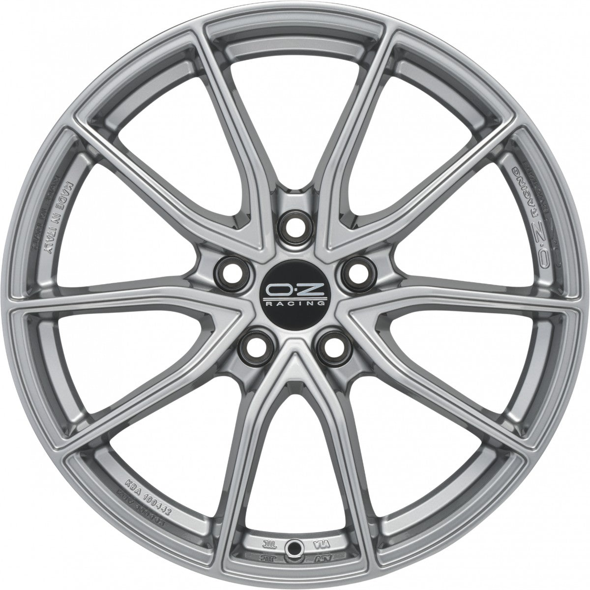 OZ Super Sport grigio corsa bright Alufelge 8x18 Zoll ET45 LK 5x112 ML73 – Bild 2