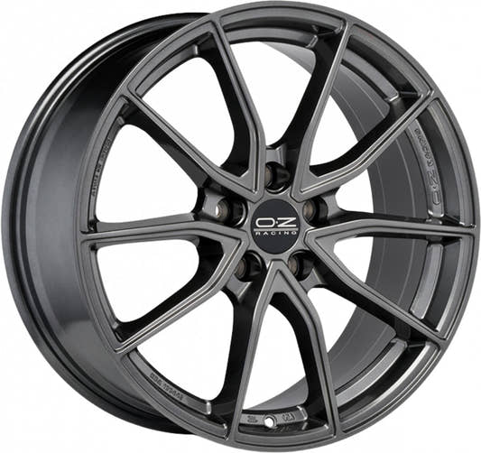 OZ Super Sport star graphite Alufelge 8x18 Zoll ET45 LK 5x114.3 ML73.1