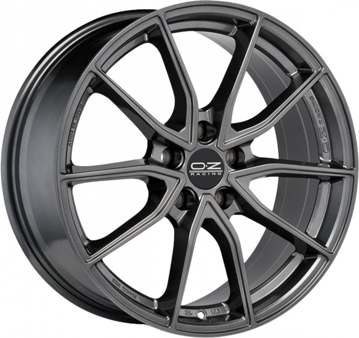 OZ Super Sport star graphite Alufelge 8x19 Zoll ET29 LK 5x120 ML72.56