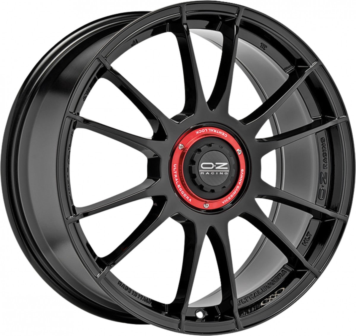 OZ Ultraleggera XX gloss black Alufelge 8x19 Zoll ET45 LK 5x112 ML75