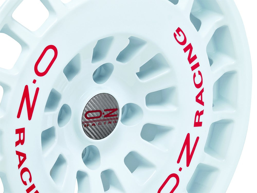 OZ RR40 race white + red lettering Alufelge 7.5x17 Zoll ET38 LK 4x108 ML75 – Bild 4