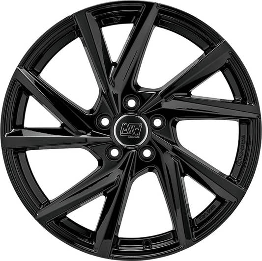 MSW 80/5 gloss black Alufelge 7.5x19 Zoll ET40 LK 5x112 ML57.06 – Bild 2