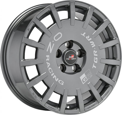 OZ Rally Racing TGR-WRT matt graphite Alufelge 8x18 Zoll ET45 LK 5x114.3 ML60.06