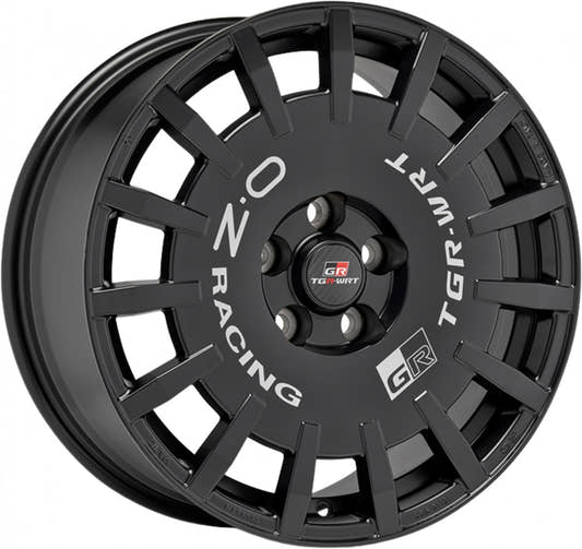 OZ Rally Racing TGR-WRT matt black Alufelge 8x18 Zoll ET45 LK 5x114.3 ML60.06