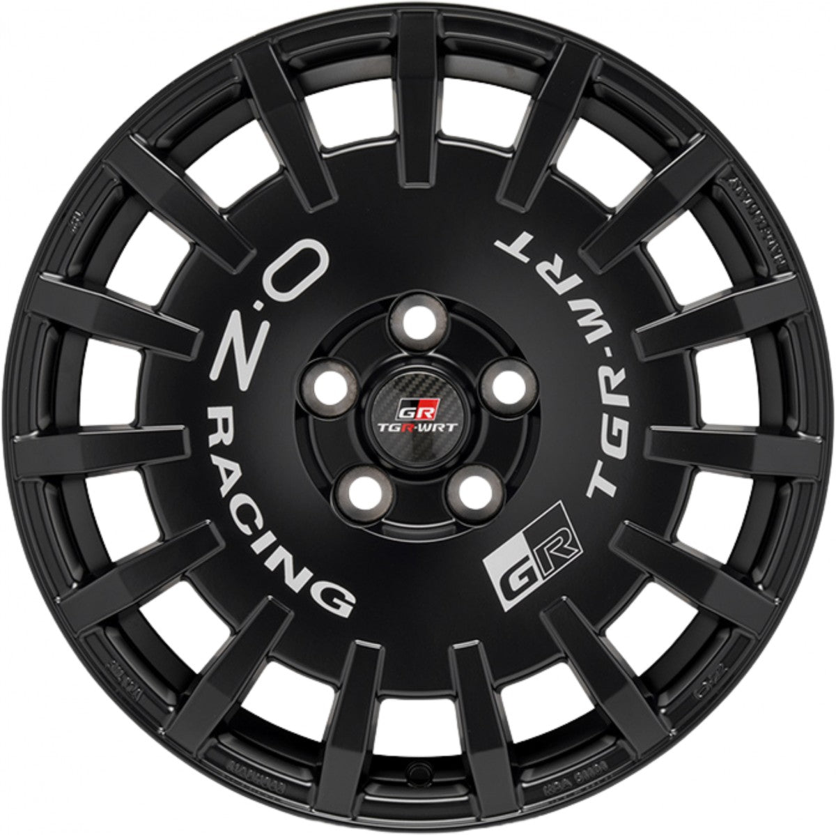 OZ Rally Racing TGR-WRT matt black Alufelge 8x18 Zoll ET35 LK 5x114.3 ML60.06 – Bild 2