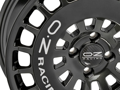 OZ RR40 hyper titatnium + silver lettering Alufelge 7.5x17 Zoll ET20 LK 4x108 ML75 – Bild 3