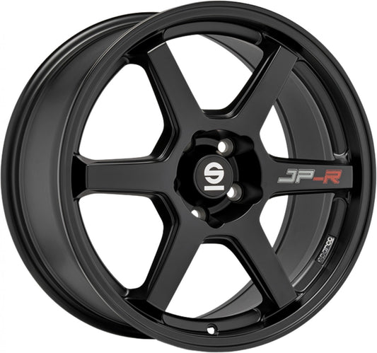 Sparco JP-R matt black Alufelge 8x18 Zoll ET40 LK 5x114.3 ML73.1
