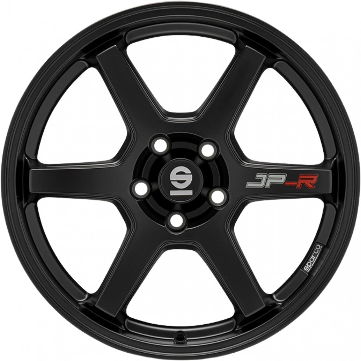 Sparco JP-R matt black Alufelge 8x17 Zoll ET45 LK 5x114.3 ML73.1 – Bild 2
