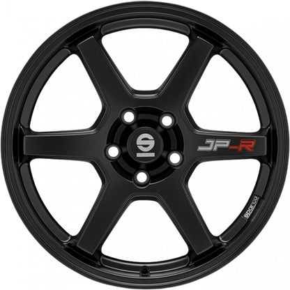 Sparco JP-R matt black Alufelge 8x17 Zoll ET45 LK 5x114.3 ML73.1 – Bild 2
