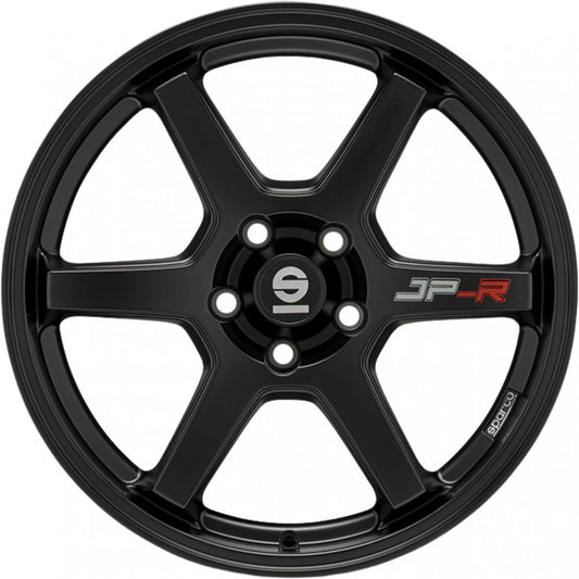 Sparco JP-R matt black Alufelge 8x17 Zoll ET45 LK 5x114.3 ML73.1 – Bild 2
