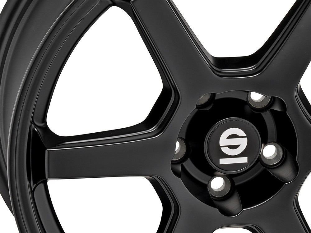 Sparco JP-R matt black Alufelge 8x17 Zoll ET45 LK 5x114.3 ML73.1 – Bild 3