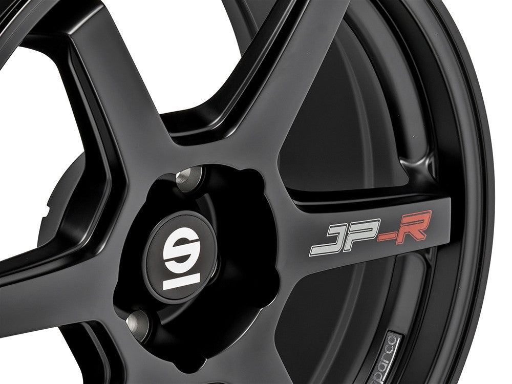 Sparco JP-R matt black Alufelge 8x17 Zoll ET45 LK 5x114.3 ML73.1 – Bild 5