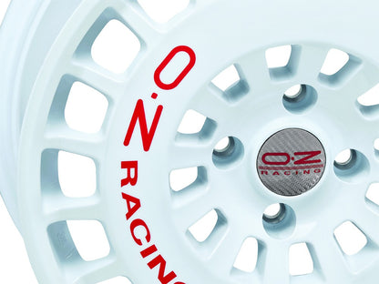 OZ RR40 race white + red lettering Alufelge 9x18 Zoll ET45 LK 5x100 ML68 – Bild 3